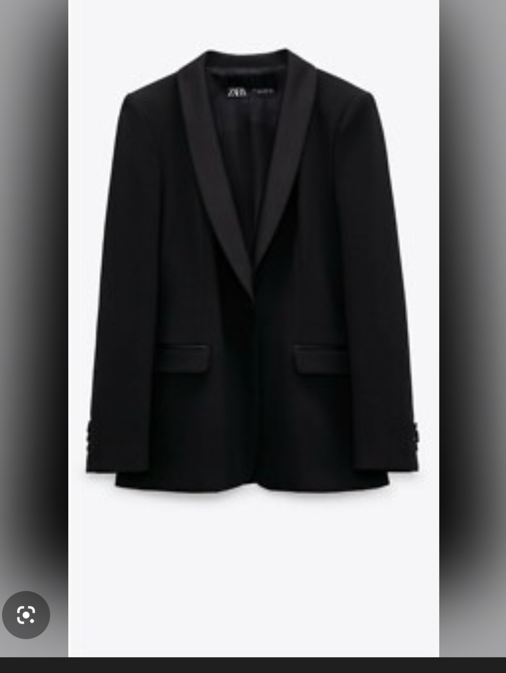 Zara Black Tuxedo Dinner Jacket
